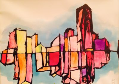 NR.17, AKVAREL OG TUSCH