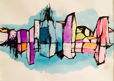 NR.16, AKVAREL OG TUSCH