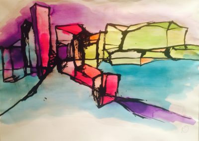 NR.13, AKVAREL OG TUSCH